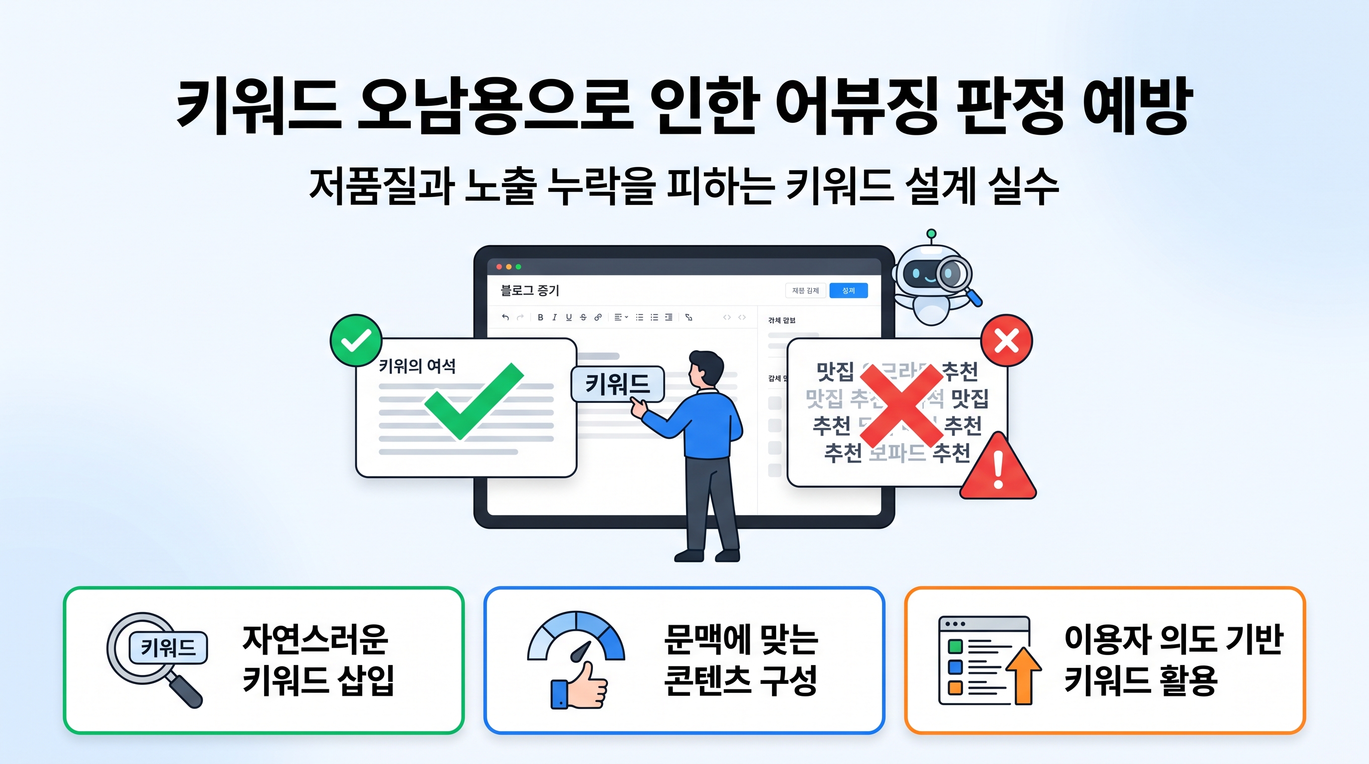 키워드 오남용으로 인한 어뷰징 판정 예방 가이드라인