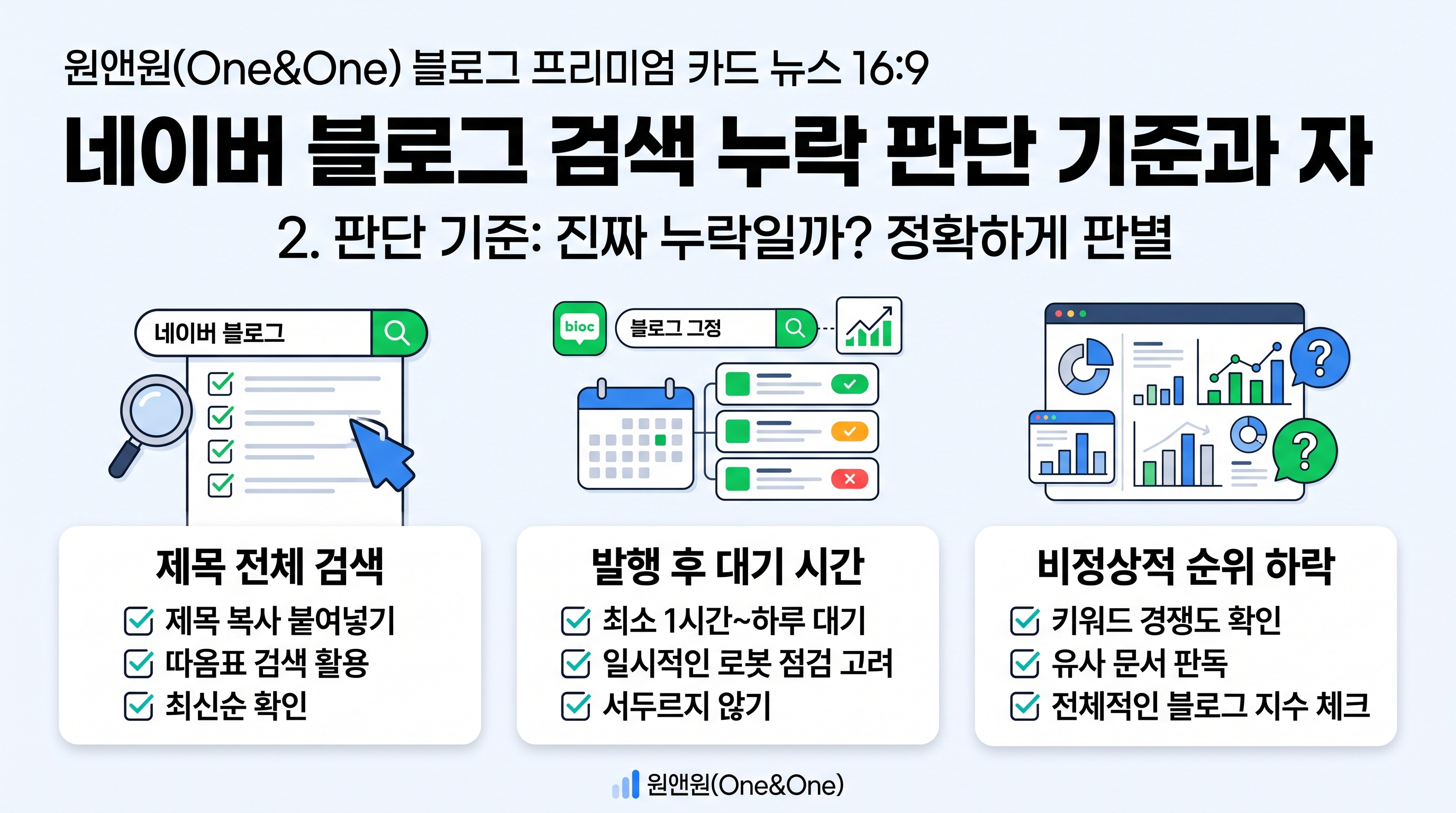 네이버 블로그 검색 누락 판단 기준과 자가 진단 방법