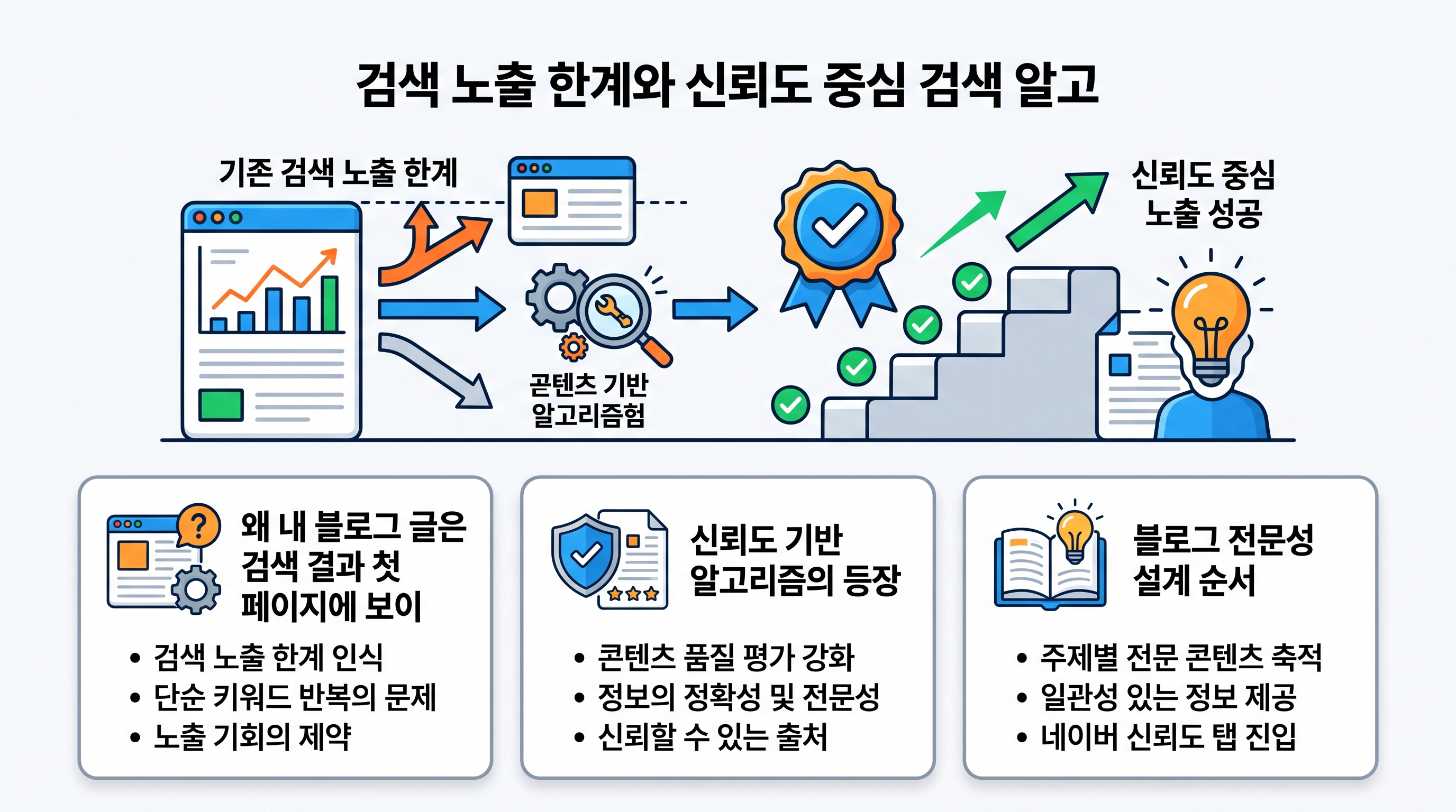 검색 노출 한계와 신뢰도 중심 검색 알고리즘 변화의 상관관계