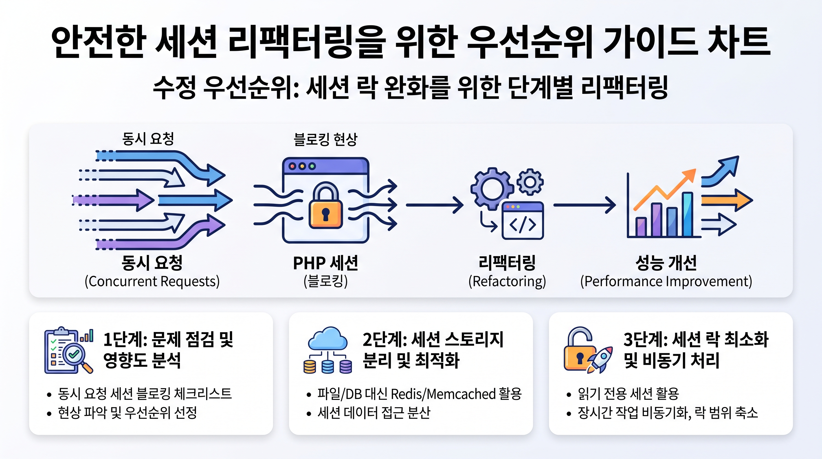 안전한 세션 리팩터링을 위한 우선순위 가이드 차트
